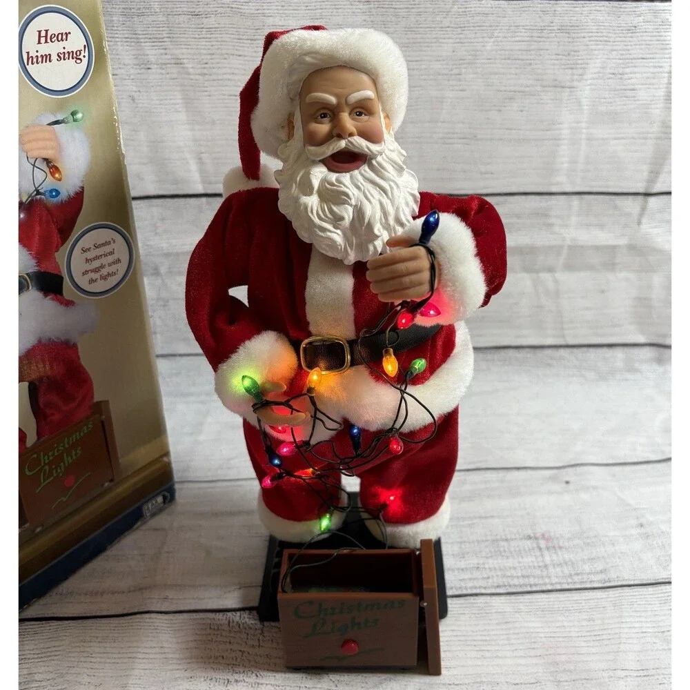 GEMMY Santa Holidazed Animated Singing Parody 12 Days Of Christmas 2004 READ**